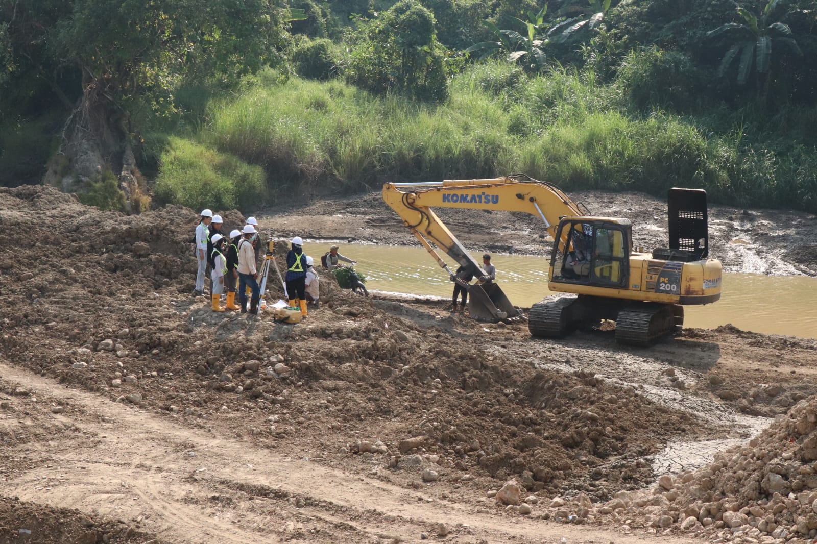 Ditargetkan Rampung pada 2027, Progres Pembangunan Bendung Cariang Berjalan Sesuai Rencana 