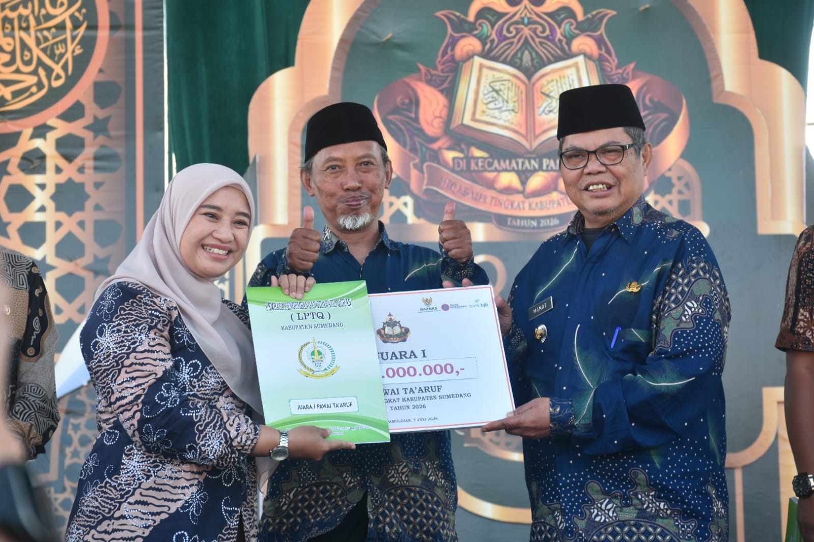 Pamulihan Borong Gelar, Raih Juara Umum MTQ ke-49 Sumedang