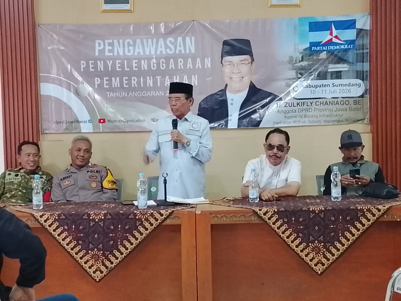 H Zulkifly Chaniago Gelar Pengawasan Penyelenggaraan Pemerintah Bareng Warga Jatihurip Sumedang Utara 